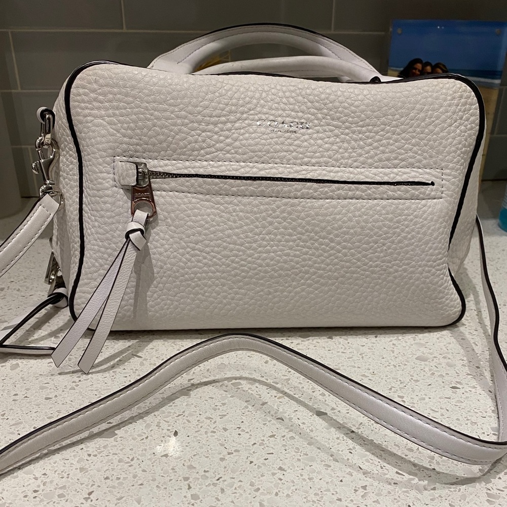 Coach Pebbled Leather Toaster Crossbody Bag